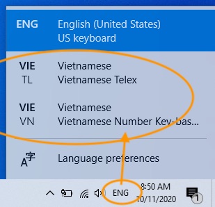 vietnamese keyboard windows 10